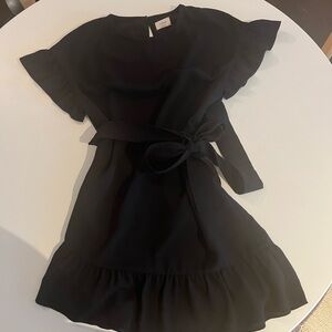 Black Wilfred Apron Dress